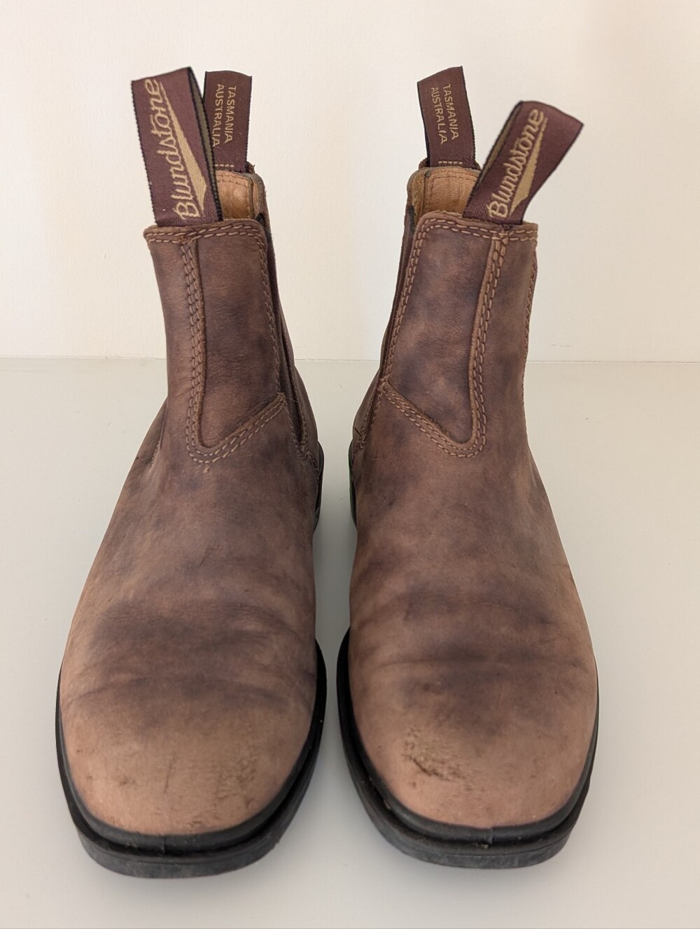Blundstone Chelsea Boots -Rustic Brown Chisel Toe Size AU 4 (Women's 7, Men's 5)